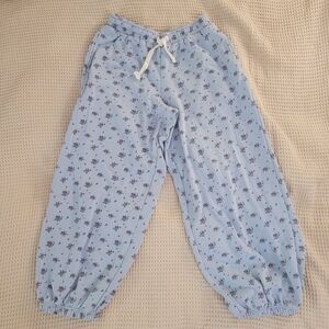 Urban Outfitters Blue Floral Lounge Pants Size M Cottagecore Coquette